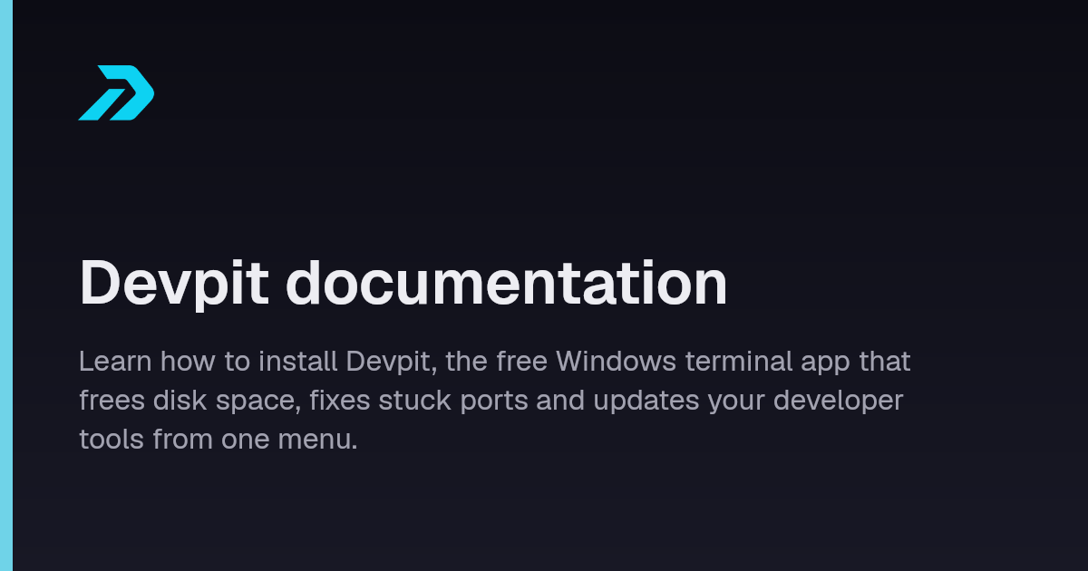 Devpit documentation | Devpit Docs